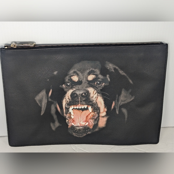 Givenchy Handbags - Givenchy textured coated canvas large rottweiler